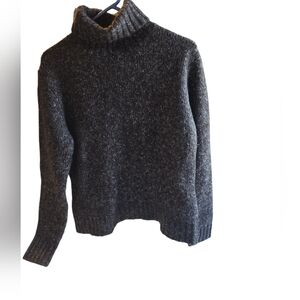 L.L. Bean Charcoal Knit Sweater